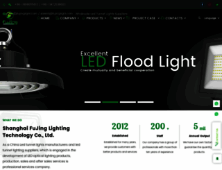 fujinglight.com screenshot