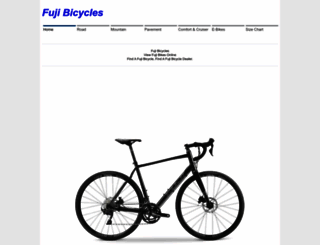 fujiroadbikes.com screenshot