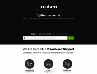 fujitherma.com.tr screenshot