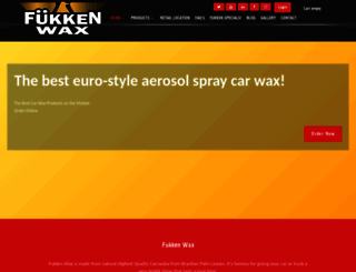 fukkenwax.com screenshot
