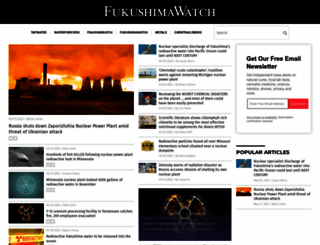 fukushimawatch.com screenshot