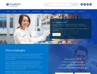 fulbright.com.au screenshot
