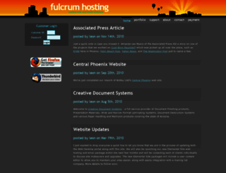 fulcrum-hosting.com screenshot
