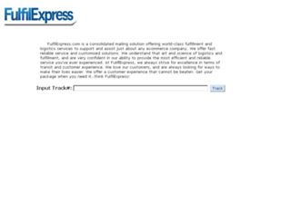 fulfilexpress.com screenshot