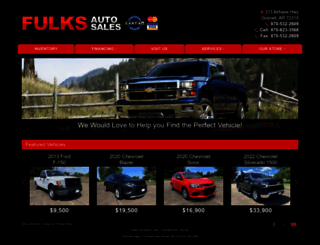 fulksautosales.com screenshot