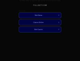 fullbet.com screenshot