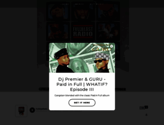 fullblastradio.com screenshot