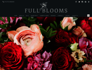 fullblooms.co.uk screenshot