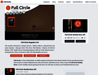 fullcirclemagazine.org screenshot