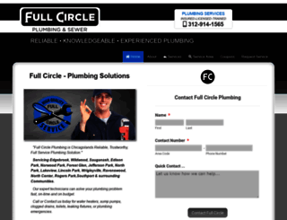 fullcircleplumbing.com screenshot