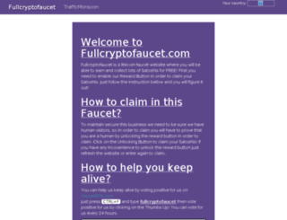 fullcryptofaucet.com screenshot