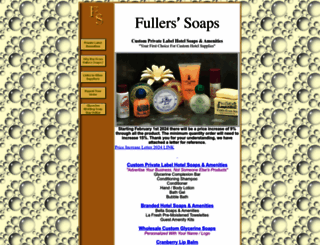 fullersoaps.com screenshot