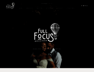 fullfocusweddings.com screenshot