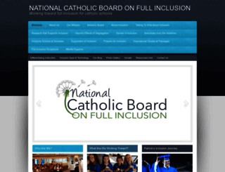 fullinclusionforcatholicschools.org screenshot