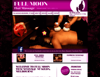 fullmoonmassage.com.au screenshot