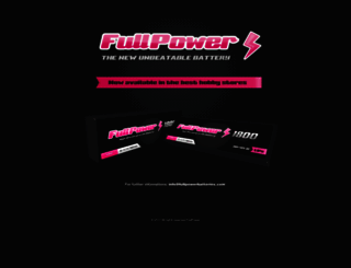 fullpowerbatteries.com screenshot