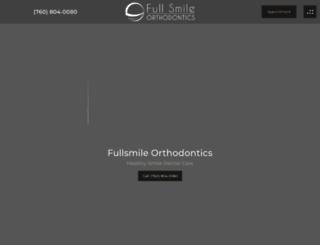 fullsmileorthodontics.com screenshot