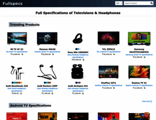 fullspecs.net screenshot