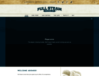 fullsteamcoffee.com screenshot