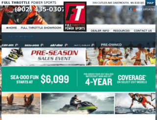 fullthrottlepowersports.net screenshot