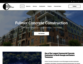 fulmerconcrete.com screenshot
