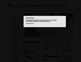 fulton-armory.com screenshot