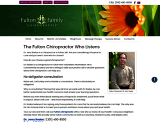 fultonfamilychiropractic.com screenshot
