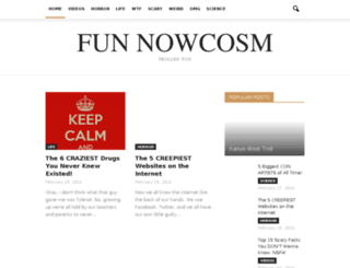 fun.nowcosm.com screenshot