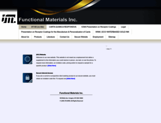 functionalmaterials.com screenshot