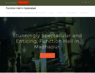 functionhallinhyderabad.com screenshot