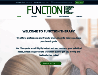 functiontherapy.com.au screenshot