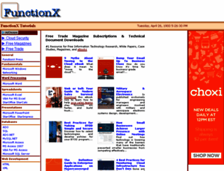 functionx.tradepub.com screenshot