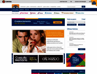 fundacaoculturaldecuritiba.com.br screenshot