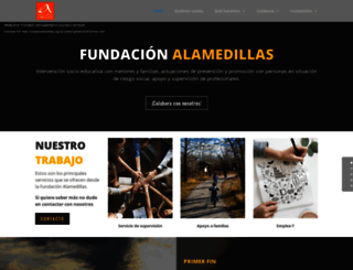 fundacionalamedillas.org screenshot