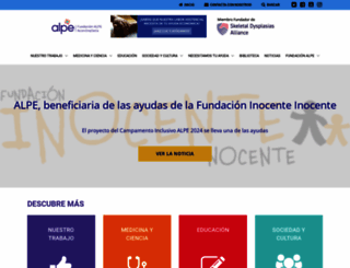 fundacionalpe.org screenshot