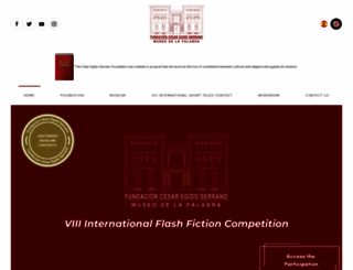 fundacioncesaregidoserrano.com screenshot