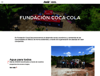 fundacioncoca-cola.com.mx screenshot