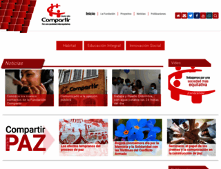fundacioncompartir.org screenshot