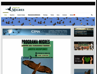 fundacionmigres.org screenshot