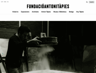 fundaciotapies.com screenshot