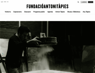 fundaciotapies.org screenshot