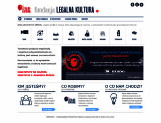 fundacja.legalnakultura.pl screenshot