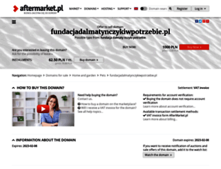 fundacjadalmatynczykiwpotrzebie.pl screenshot