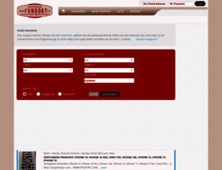 fundort.ch screenshot