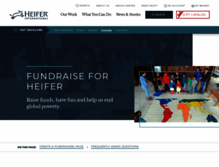 fundraise.heifer.org screenshot