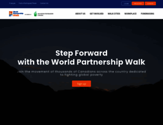 fundraise.worldpartnershipwalk.com screenshot