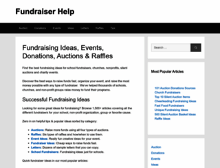 fundraiserhelp.com screenshot