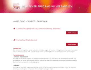 fundraising-preis.de screenshot