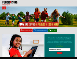 fundraisingshoppingcart.com screenshot
