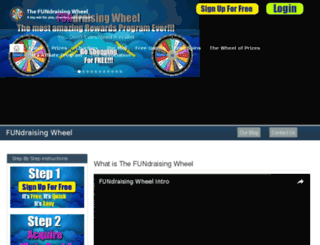 fundraisingwheel.com screenshot